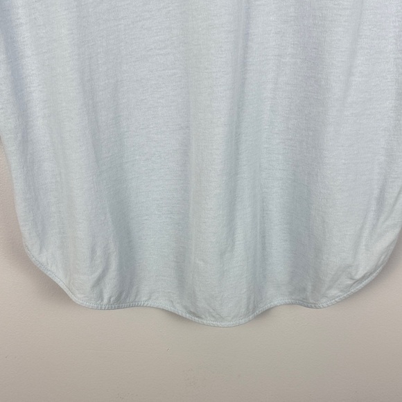 COS Soft Blue Semi Sheer Chic Minimalist Quiet Luxury 3/4 Sleeve XS Top - Picture 6 of 7
